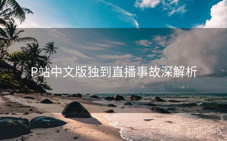 P站中文版独到直播事故深解析