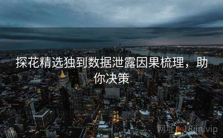 探花精选独到数据泄露因果梳理，助你决策