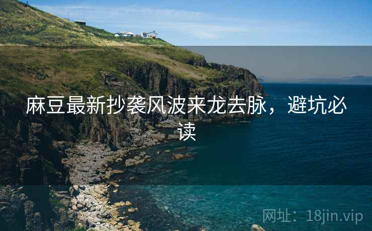 麻豆最新抄袭风波来龙去脉，避坑必读